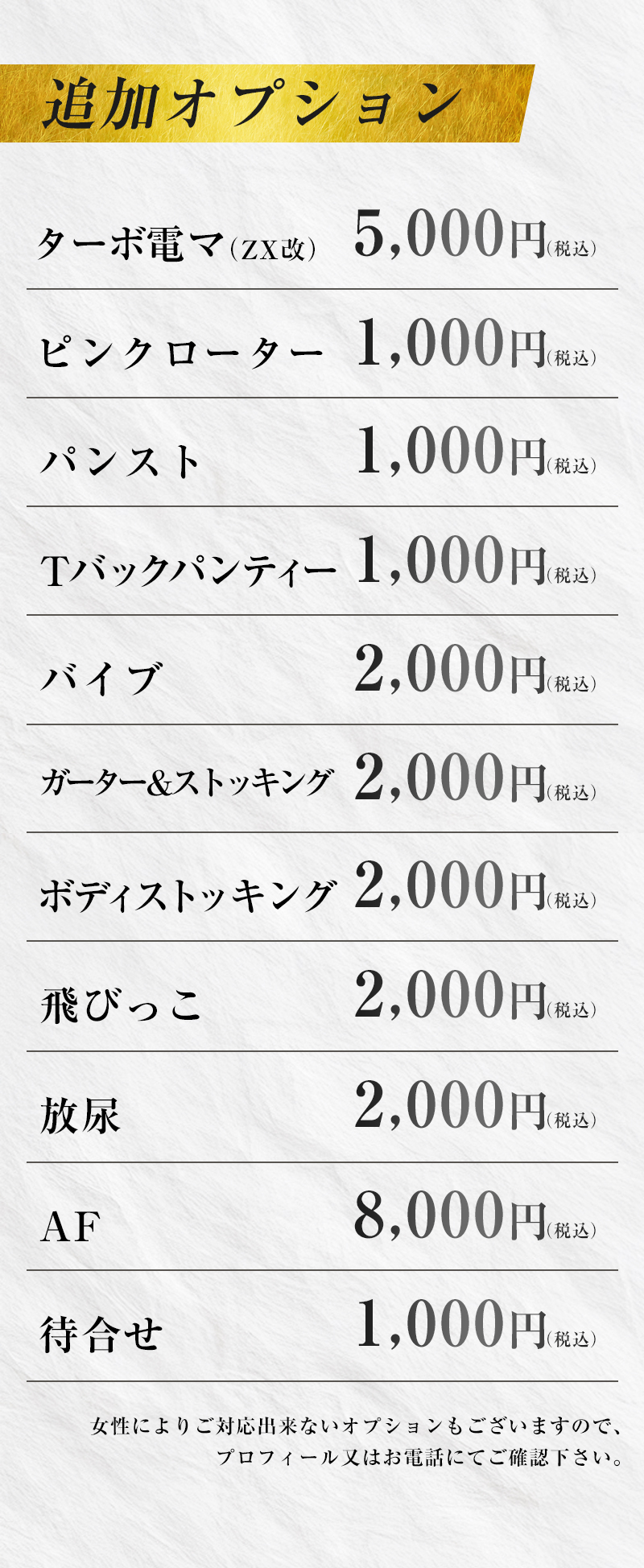 追加オプション